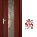 GUNTIER Veneer 0206 Natural Teak Veneer With Stone Door