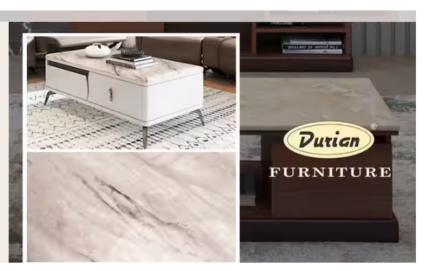 Durian marble discount top dining table